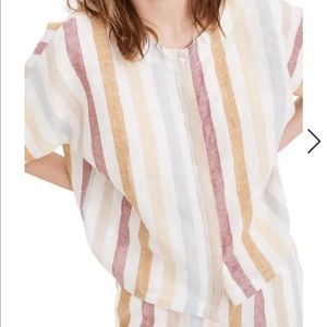 Madewell x Laude the Label Bo Button-Up Shirt Size M